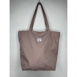 The Herschel Supply Co Mica Tote Shoulder Bag Ash Rose Pink Zip Closure Pockets